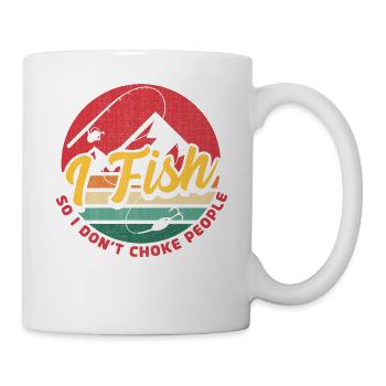 I Fish So I Dont Choke People - Mug - white - Right