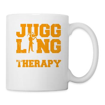 Juggling Better Than Therapy - Mug - white - Right