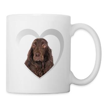 Field Spaniel - Dog Lovers - Dogs Heart - Mug - white - Right