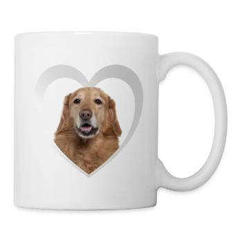 Hovawart Heart - J’aime Hovawart - Mug blanc - blanc - Droite