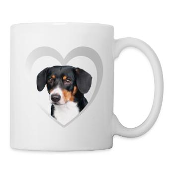 Entlebucher Mountain Dog Heart - J’aime Entlebucher - Mug blanc - blanc - Droite