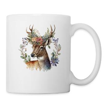 Rehbock - Tasse - Weiß - Rechts