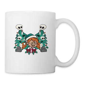Evil Christmas Elf Zombie Holiday Horror - Mug blanc - blanc - Droite
