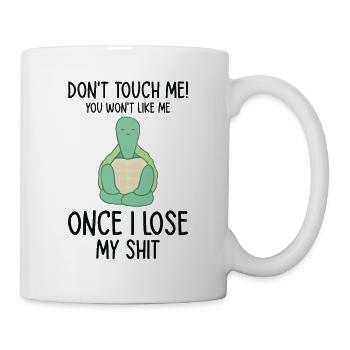Moyenne Tortue Faune Propriétaire de tortue Moyenne - Mug blanc - blanc - Droite