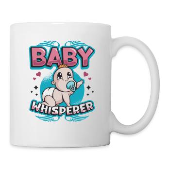 The Baby Whisperer, Nanny, Childminder, Babysitter - Mug - white - Right