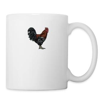 Maran Huhn I Henne Ei Hahn Motiv für Hühnerhalter - Tasse - Weiß - Rechts
