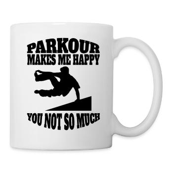 Parkour Runner Cadeau Sports extrêmes Parkour Runner - Mug blanc - blanc - Droite