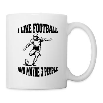 Footballspieler Footballtrainer American Football - Tasse - Weiß - Rechts
