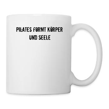 Pilates - Pilates formt Körper und Seele - Tasse - Weiß - Rechts