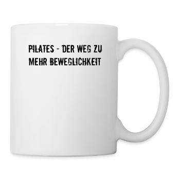 Pilates - Pilates - der Weg zu mehr Beweglichkeit - Tasse - Weiß - Rechts