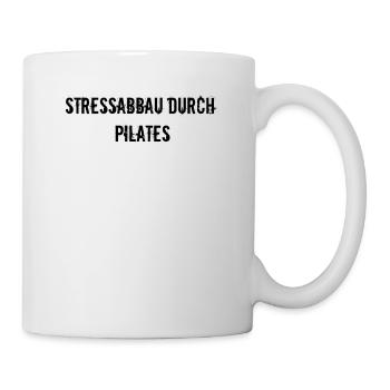 Pilates - Stressabbau durch Pilates - Tasse - Weiß - Rechts