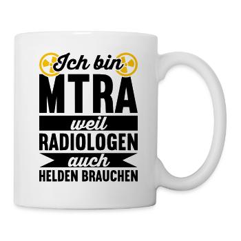 MTRA Röntgen Radiologie Radiologe - Tasse - Weiß - Rechts