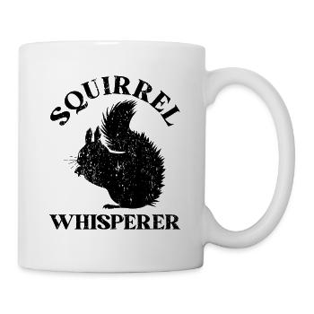 Squirrel Whisperer Squirrel Lover Funny Squirrel - Mug - white - Right