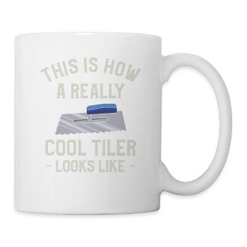 Voici à quoi ressemble un carrelage vraiment cool - Mug blanc - blanc - Droite