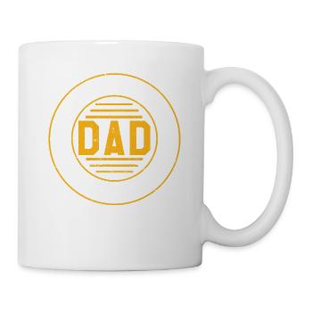 Dad The Man The Myth The Legend Daddy Funny - Mug - white - Right