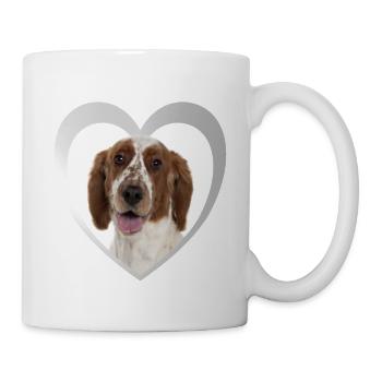 Springer Spaniel Herz - I Love Springer Spaniel - Tasse - Weiß - Rechts