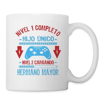 Hijo Unico Completo Hermano Mayor Cargando - Mug - white - Right