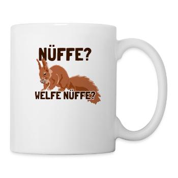 Nüffe Welfe Nüffe Grauhörnchen Squirrel - Tasse - Weiß - Rechts