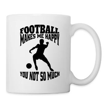 Fußballmannschaft Fußballdesign Fußballspieler - Tasse - Weiß - Rechts
