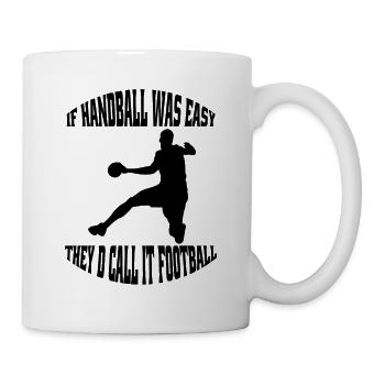 Handballspieler Handballfan Handball Handballteam - Tasse - Weiß - Rechts