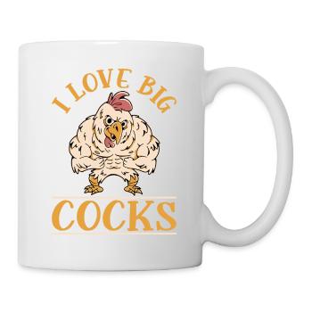 Chickens The Pet That Poops Chickens Rooster Farmer Chicken - Mug - white - Right