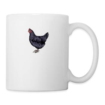 Maran Huhn I Henne Ei Hahn Motiv für Hühnerhalter - Tasse - Weiß - Rechts