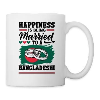 Bangladesch Bangladesch Bangladesch Flagge Zitat - Tasse - Weiß - Rechts
