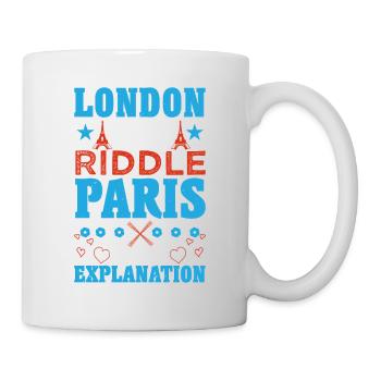 LONDRES EST UNE ÉNIGME PARIS EST UNE EXPLICATION - Mug blanc - blanc - Droite