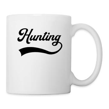 Hiking lettering - Mug - white - Right