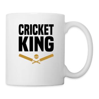 Cricket Spieler sport - Tasse - Weiß - Rechts