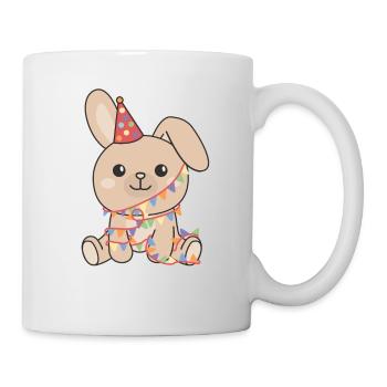 Lapin pour anniversaire un cadeau pour les enfants - Mug blanc - blanc - Droite
