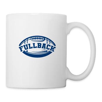 FULLBACK Football Spiel American Football Spieler - Tasse - Weiß - Rechts