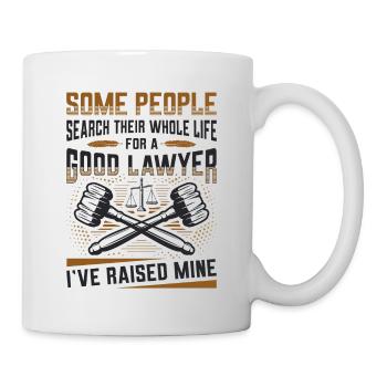 Père d’un avocat - Mug blanc - blanc - Droite