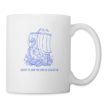 Prêt à rejoindre les dieux d’Asgard au Valhalla - Mug blanc - blanc - Droite