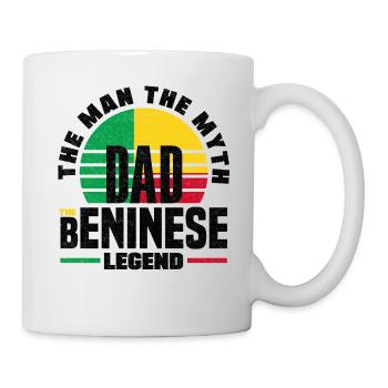 Béninois Bénin Drapeau Béninois Citation - Mug blanc - blanc - Droite