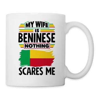 Béninois Bénin Drapeau Béninois Citation - Mug blanc - blanc - Droite