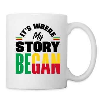 Béninois Bénin Drapeau Béninois Citation - Mug blanc - blanc - Droite