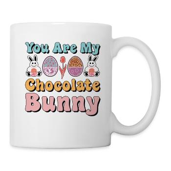 Tu es mon chocolat drôle mignon Pâques - Mug blanc - blanc - Droite