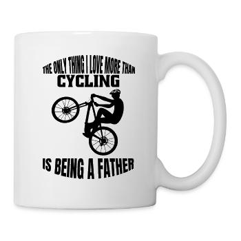 Bicycle Cyclists Cyclists Cyclists Cycling - Mug - white - Right