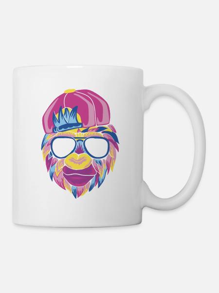 Monkey - Tasse - Weiß