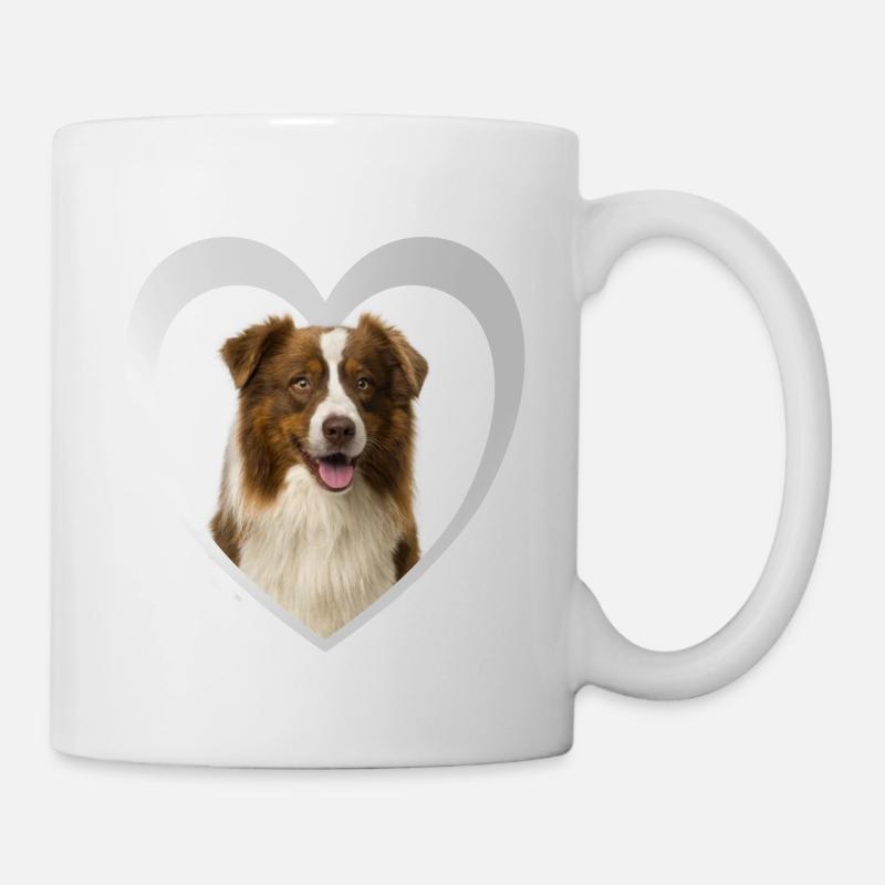 Border Collie Heart - I Love Border Collie - Mug - white
