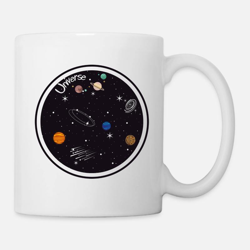 Univers - Étoiles - Planètes - Espace - Mug blanc - blanc