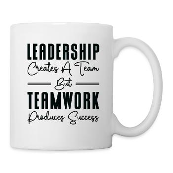 Boss Leadership Teamwork Success Office Work - Mug - white - Right