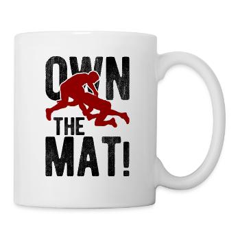 Grappling Martial Arts Wrestling - Tasse - Weiß - Rechts