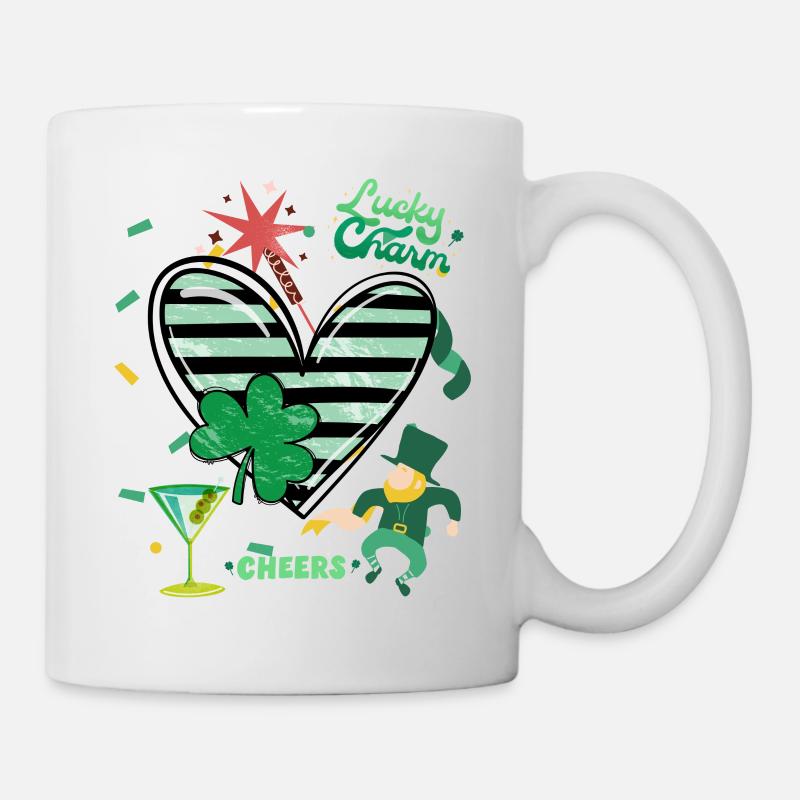 LUCKY CHARM - Mug - white