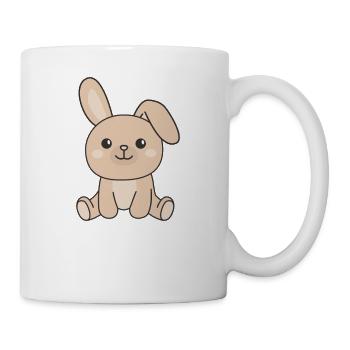 Lapin Lapin Mignon Animaux Lapin de Pâques - Mug blanc - blanc - Droite