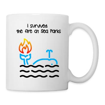I survived the fire at Sea Parks - Mug - white - Right