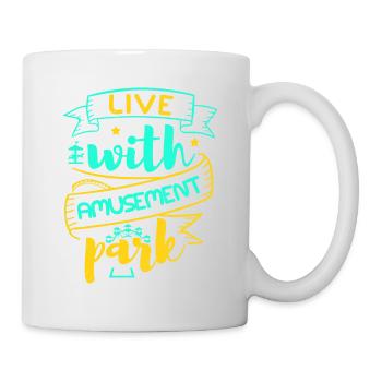 LIVE WITH AMUSEMENT PARK - Mug - white - Right