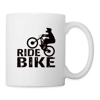 Downhill Mountain Bike Ride Bike - Mug - white - Right