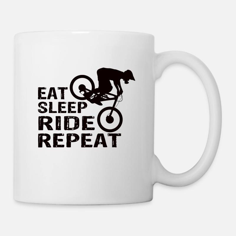 Eat Sleep Ride Repeat - Mug - white